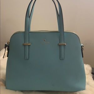 FINAL PRICE. Kate Spade Tiffany Blue/ Gold Bag